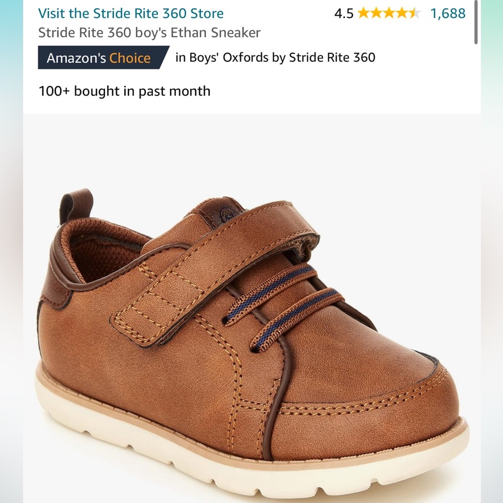 Stride Rite 360 boy's Ethan Sneaker